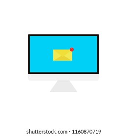 Computer mail . vector