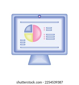 computer marketing icon white background
