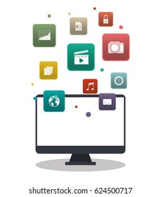 Computer and media app design