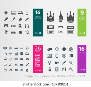 Computer -  Computer - Media - Office - ICONS