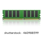 Computer memory on a white background.