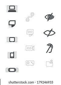 Computer and Mobile Technology Icons