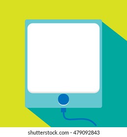 Computer mobile touchscreen flat icon