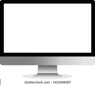 Computer mock up transparency vector
