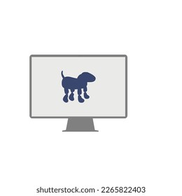 Computer modern 2023 vector icon illustration