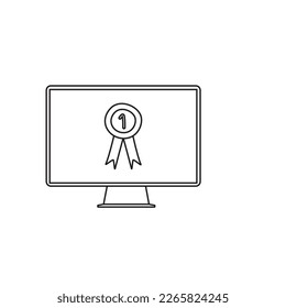 Computer modern 2023 vector icon illustration