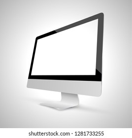 Computer modern isolated. Vector illustration for technology element.