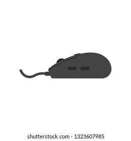 Computer modern mouse device side view icon