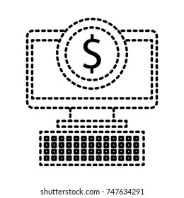 computer money dollar coin payment online