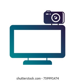 computer monitor with camera web gadget
