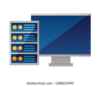 computer monitor and case