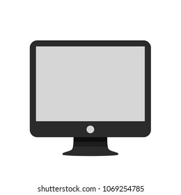 Computer monitor decktop creative vector illustration
