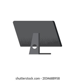 computer monitor device isolated icon