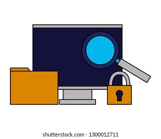 computer monitor folder security analysis