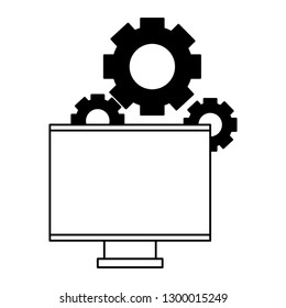 computer monitor gears