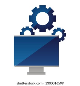 computer monitor gears