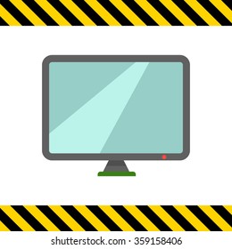 Computer monitor icon