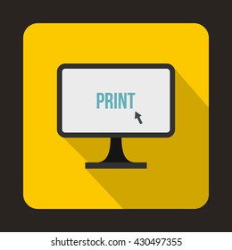 Computer monitor icon