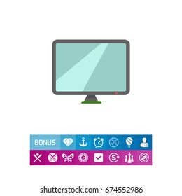 Computer monitor icon