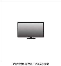 computer monitor icon screen template vector