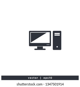 Computer monitor icon symbol