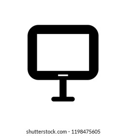 computer monitor  icon vector