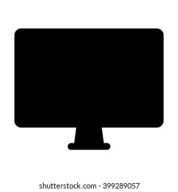 Computer Monitor Icon - Vector