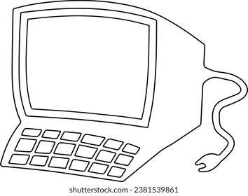 icono de monitor de ordenador, ordenador, monitor, pantalla, pantalla, tecnología, lcd, pc, escritorio, teclado, portátil, plano, empresa, icono, vector, internet, en blanco, equipo, 