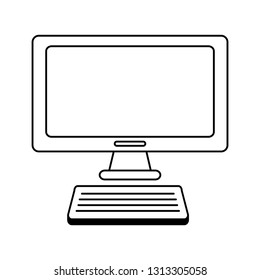 computer monitor keyboard