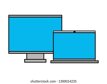computer monitor laptop device