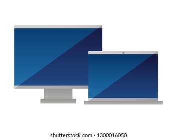 computer monitor laptop device