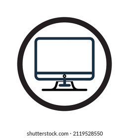 Computer monitor or mac icon