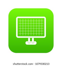 Computer monitor with the program for architecture in simple style