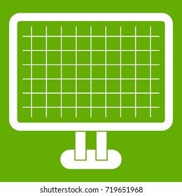 Computer monitor with the program for architecture in simple style