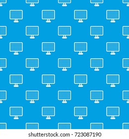 Computer monitor with the program for architecture in simple style
