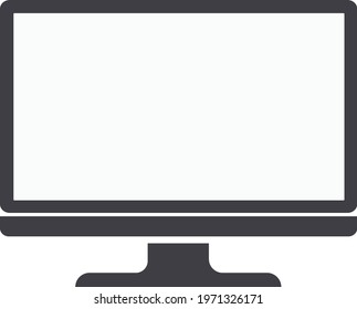 computer monitor vector.