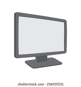 Computer Monitor Vector