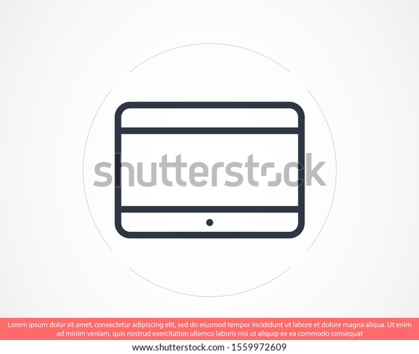 Computer\
monitor Vector  icon widescreen isolated on white background.Vector\
 icon  Flat PC symbol. illustration, Vector  icon EPS 10. Computer\
monitor Vector  icon widescreen isolated\
