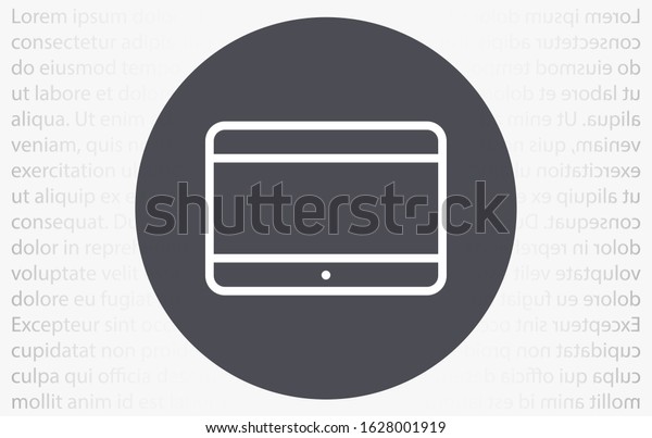 Computer monitor
Vector icon widescreen isolated on white background.Vector icon
Flat PC symbol. illustration, Vector icon EPS 10. Computer monitor
Vector icon widescreen
isolated