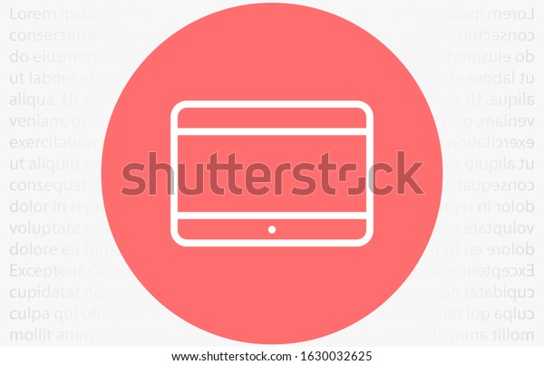 Computer monitor\
Vector icon widescreen isolated on white background.Vector icon\
Flat PC symbol. illustration, Vector icon EPS 10. Computer monitor\
Vector icon widescreen\
isolated