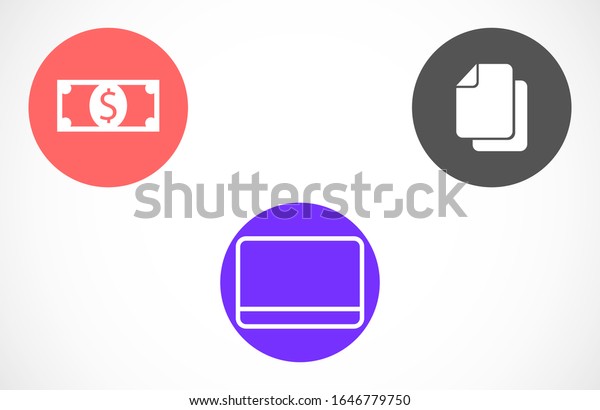 Computer monitor\
Vector icon widescreen isolated on white background.Vector icon\
Flat PC symbol. illustration, Vector icon EPS 10. Computer monitor\
Vector icon widescreen\
isolated