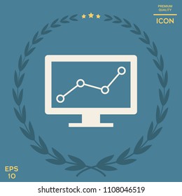 Computer monitors with graph