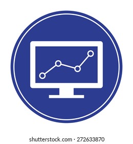 Computer monitors with graph