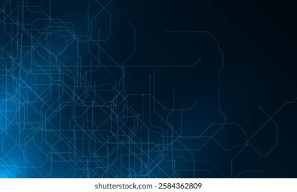 Computer motherboard pattern, circuit board background. Vector intricate circuitry motif with soldered connections and electronic components, creating dynamic and interconnected design, AI concept