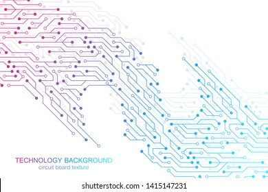 Computer motherboard vector background with circuit board electronic elements. Electronic texture for computer technology, engineering concept. Motherboard computer generated abstract illustration.