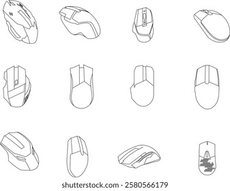 Computer mouse black and white royalty free vector icon set stock illustration
Computer Mouse, Icon Symbol, Technology, Vector, Symbol.Mouse Computer Icons Set stock illustration.