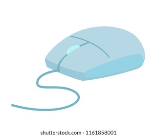 computer mouse. cartoon vector illustration