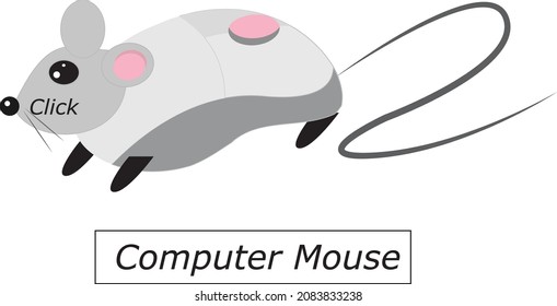 Computer mouse click concept design