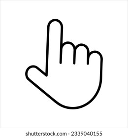 Computer mouse click cursor gray arrow icons set and loading icons. Cursor icon. Vector illustration. Mouse click cursor collection.