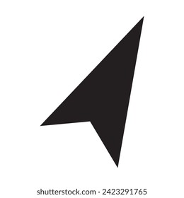  Computer mouse click pointer cursor arrow flat icon for apps and websites